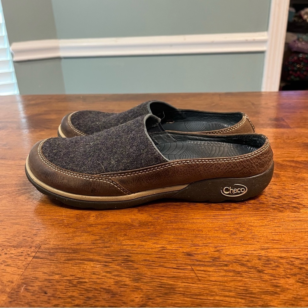 Chaco Women’s Quinn slip on shoe size 8 fabric leather - Picture 6 of 11